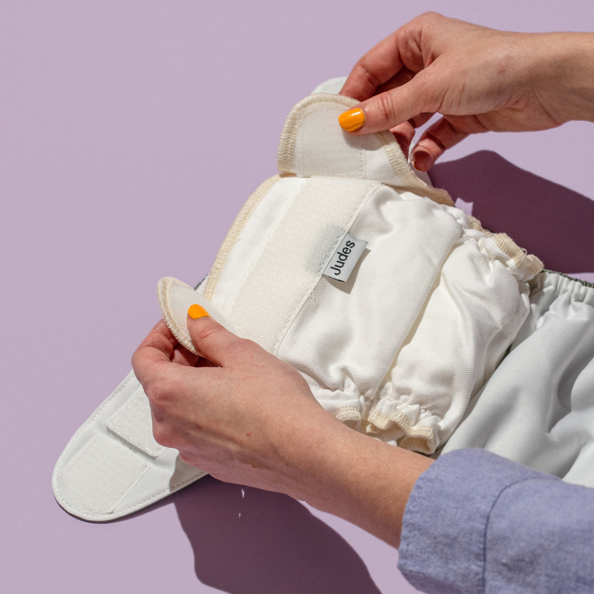 Judes Cloth Diaper System Close-Up
