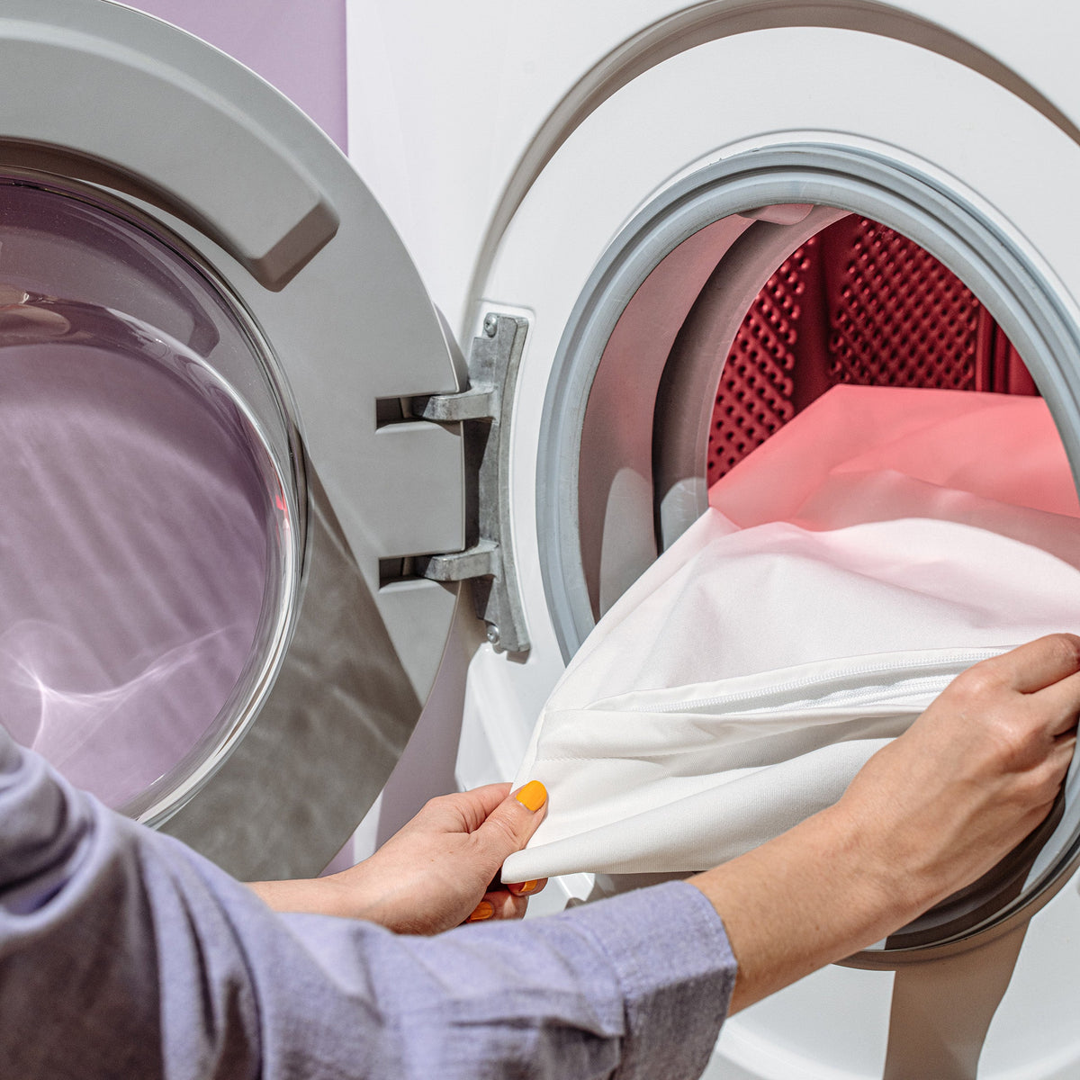 Washing Judes with the large wetbag